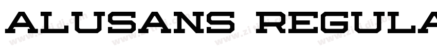 Alusans Regular字体转换 Alusans Regular字体转换